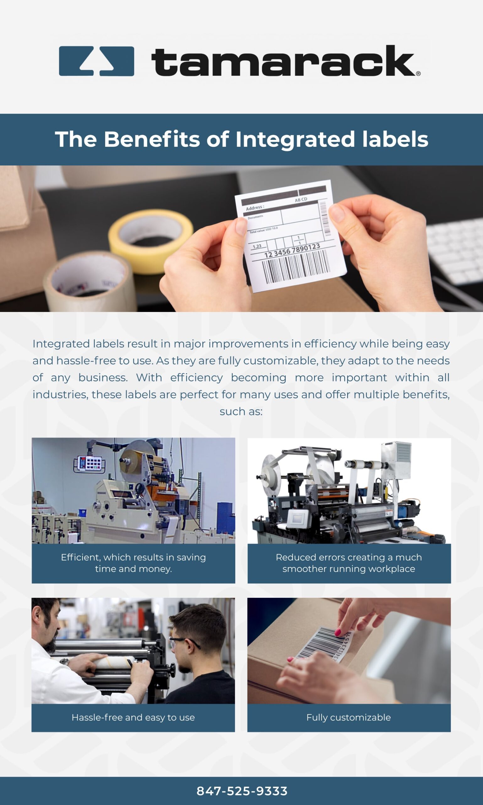 The Benefits of Integrated labels- Infographic