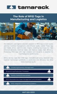 The Role of RFID Tags in Manufacturing and Logistics- Infographic